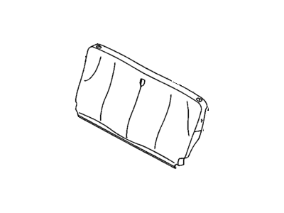 GM 12364505 COVER, Rear Seat Back