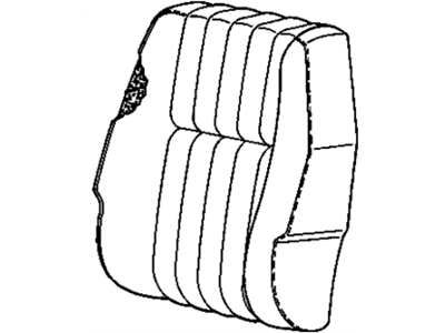 1991 Chevrolet Lumina Seat Cushion Pad - 12397243