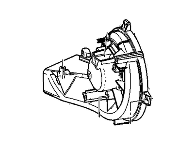 2014 Cadillac SRX Blower Motor - 20889399