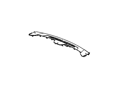 GM 25934791 Grille Assembly, Windshield Defroster Nozzle *Cocoa