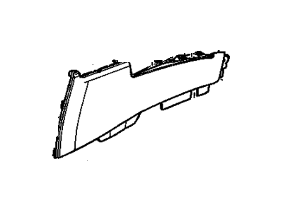GM 15882391 Console Assembly, Front Floor *Cocoa/Ltcash