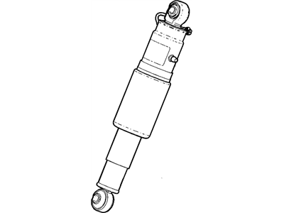 GM 84082045 Rear Leveling Shock Absorber Assembly