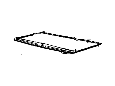 GM 12536463 Sunshade Assembly, Sun Roof *Grap*Graphite
