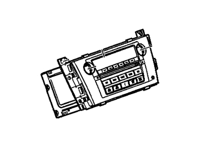 GM 15847690 Radio Assembly, Amplitude Modulation/Frequency Modulation Stereo & Clock & Audio Disc