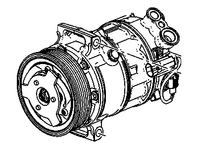 2012 Buick Regal A/C Compressor - 19354849
