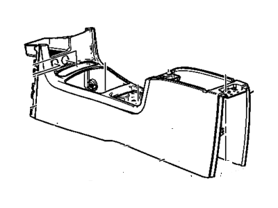 GM 15278668 CONSOLE, Floor Console