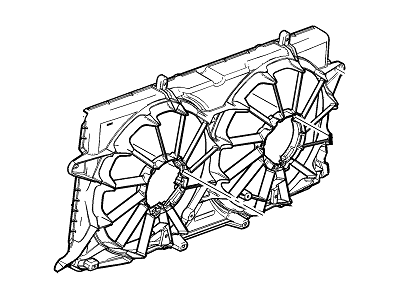 GM 23123635 Shroud, Engine Coolant Fan Rear