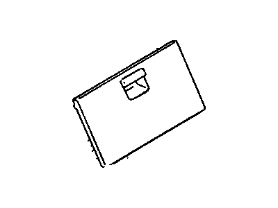 GM 96063414 Door, Console Box(Neutral Gray)