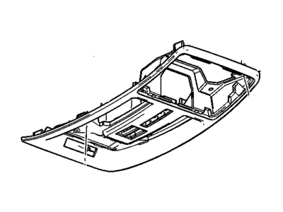 GM 22893139 Console Assembly, Roof *Titanium
