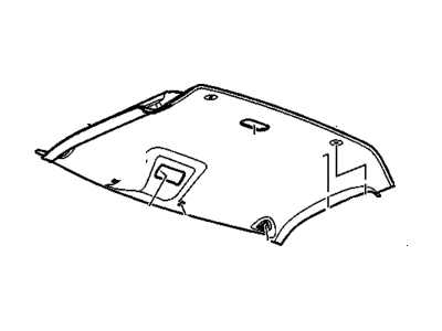 GM 25840053 Module Assembly, Front Hdlnr Tr *Shale