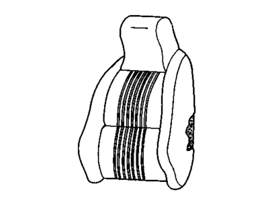 GM 16736987 Pad,Driver Seat Back Cushion(W/Wire)