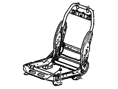 GM 15850049 Frame Assembly, Driver Seat 4Way Dump