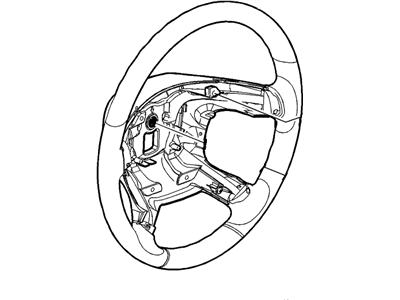GM 23378139 Steering Wheel Assembly *Cocoa