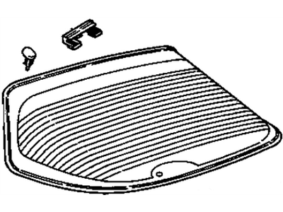 GM 94330381 Window,Rear Compartment Lift