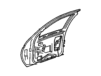 GM 22638753 Door Assembly, Front Side