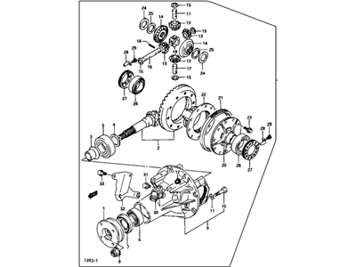 GM 30020512 Rear Differential Axle