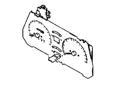 Pontiac Sunrunner Speedometer - 96068694