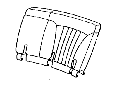 2001 Chevrolet Blazer Seat Cushion Pad - 88935477
