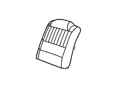 GM 88954257 COVER, Rear Seat Back