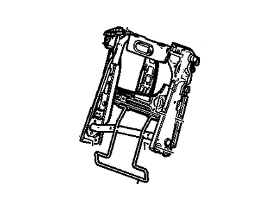 GM 25981127 Striker Assembly, Rear Seat Back Cushion Compartment Door Lock