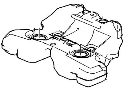 GM 25894460 Tank Assembly, Fuel