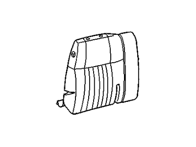 GM 12492124 COVER, Rear Seat Back