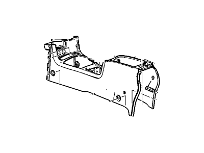 GM 10361903 Console Assembly, Front Floor