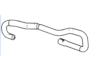 GM 25952560 Auxiliary Radiator Outlet Hose