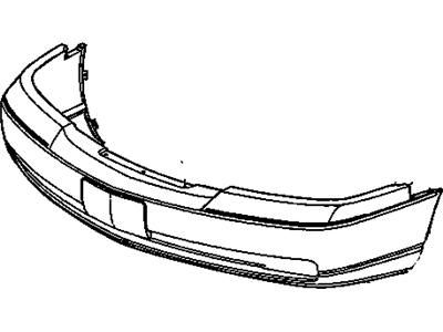 GM 25678023 Front Bumper, Cover