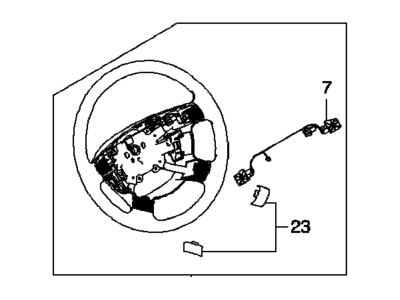 GM 96875278 Steering Wheel ASSEMBLY