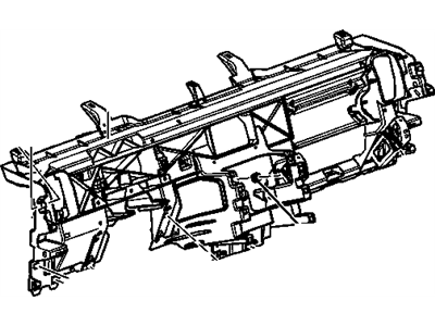 GM 15857166 Reinforcement Assembly, Instrument Panel