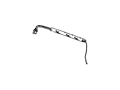 GM 15939454 Airbag,Roof Side Rail Rear