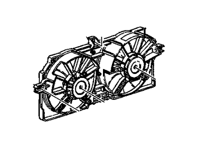 GM 12367289 Shroud Kit,Engine Electric Coolant Fan