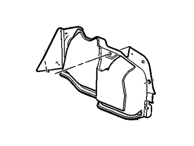 GM 25890309 Trim Assembly, Rear Compartment Side *Block Diamond