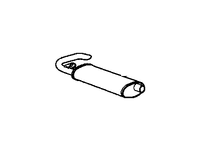 GM 25533282 Exhaust Muffler Assembly (W/ Tail Pipe)