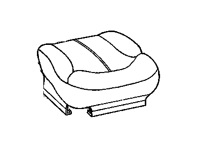 GM 12474809 Cover,Passenger Seat Cushion *Graphite