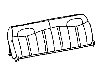 GM 12479699 COVER, Seat Back Cushion