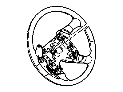 GM 15763214 Steering Wheel Assembly *Ebony