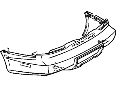 GM 10201180 Front And Rear Bumper, Cover