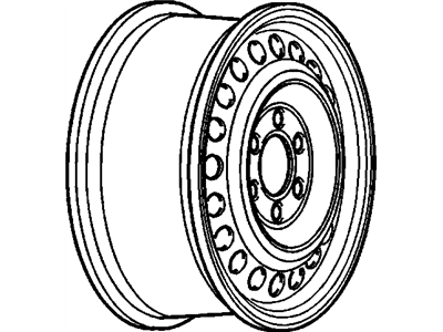 Chevrolet Trailblazer Spare Wheel - 9593367