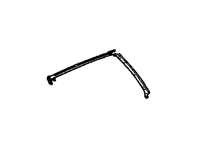 GM 15139465 Weatherstrip Assembly, Rear Side Door Upper Auxiliary Lh