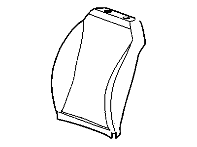 GM 10394787 COVER, Front Seat Back and Back of Back