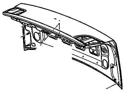 GM 25950525 Lid,Rear Compartment