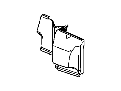 GM 25649759 Trim Assembly, Rear Compartment Side *Block Diamond