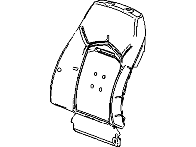 GM 25939293 Pad Assembly, Driver Seat Back Cushion