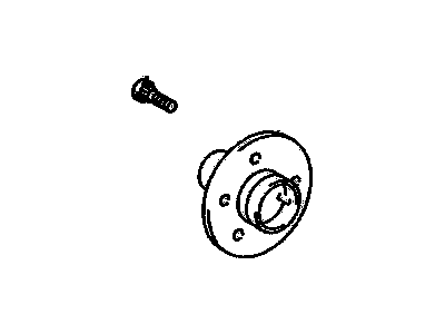 Pontiac Vibe Wheel Bearing - 19184282