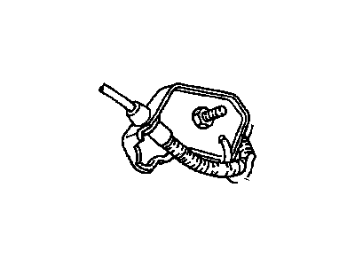 GM 14077776 GUIDE, Parking Brake Cable