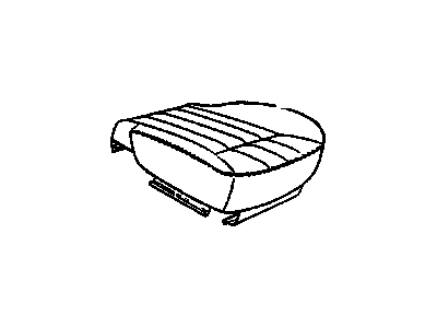 GM 12457982 COVER, Front Seat Cushion