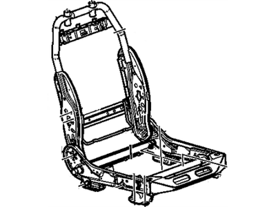 GM 20836503 Frame,Passenger Seat