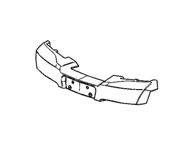 GM 25762747 Absorber, Front Bumper Fascia Energy